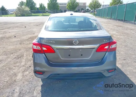 2018 Nissan Sentra Sv из США, поврежденный, VIN 3N1AB7AP6JY284585